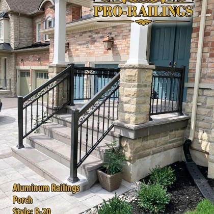 TorontoProRailings-AluminumRailings-R-20-Style-Pewtwer-porch