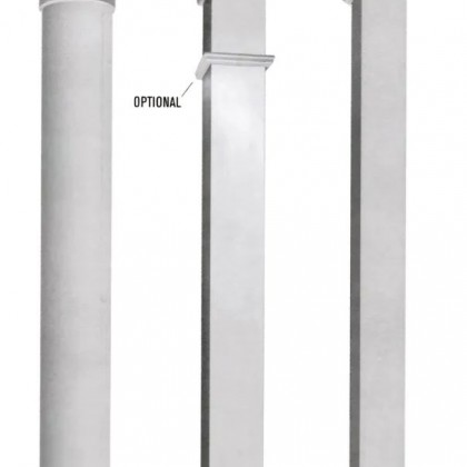 TorontoProRailings-Aluminum-Smooth-Columns-Styles