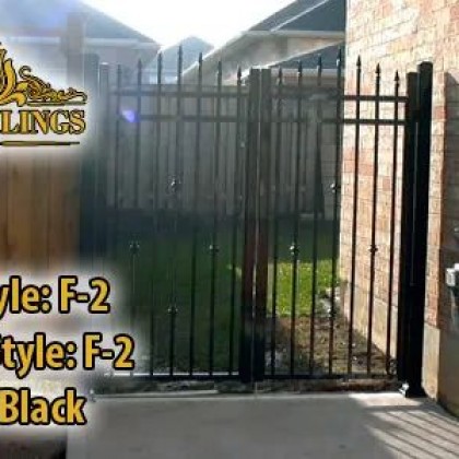 TorontoProRailings-Aluminum-Gate-Style-F-2-Colour-Black